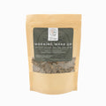 Tea package labeled 'Morning Wake Up' on a white background